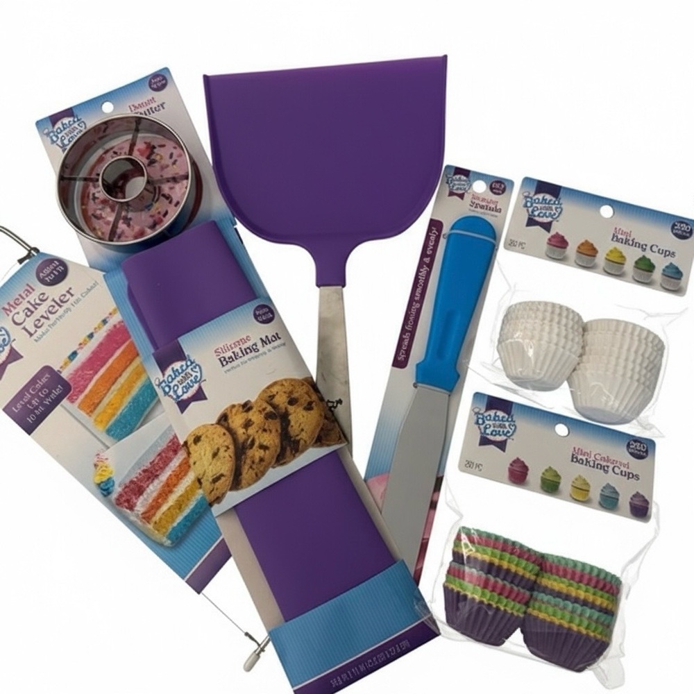 Complete Professional Baking & Cake Decorating Bundle - 8-Piece Essential Set